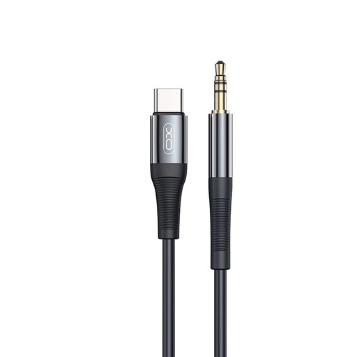 XO NB-R193B USB-C audio adapter (Černá) – USB-C–3.5 mm, 1 m