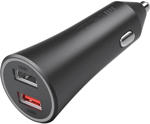 Xiaomi MI autní rychlonabíječka 37W (2 USB port), černá