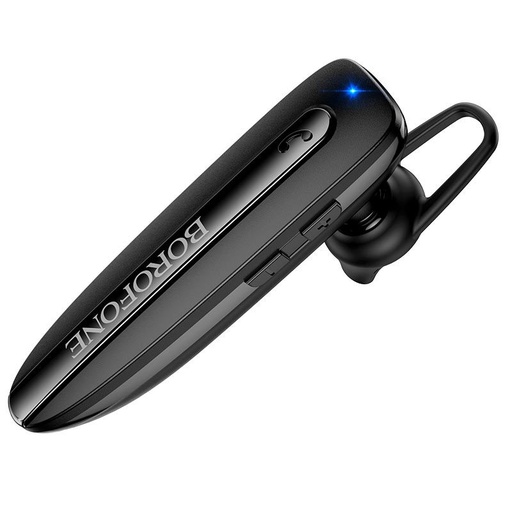 Borofone BC33 bluetooth headset, BT v5.0, 150 mAh baterie 12 hodinový hovor/hudba a 200 hodinky pohotovostní čas, černá