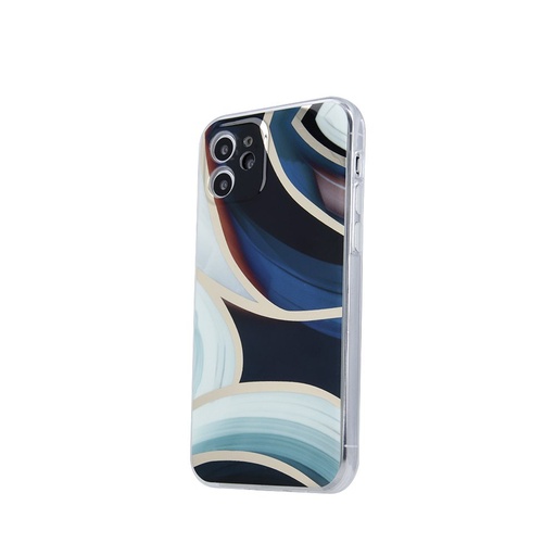 Apple iPhone 12 / iPhone 12 Pro mramor vzorovaný silikonový zadní kryt (Shadow)