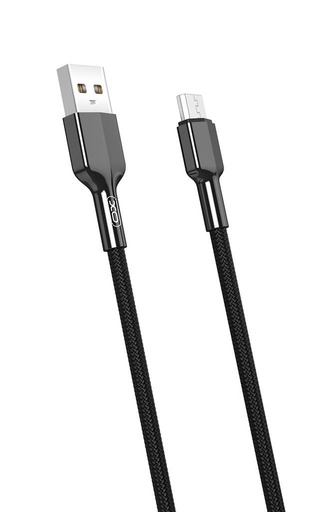 XO NB182 micro USB datový kabel (Černá) – 2.4A