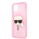 Apple iPhone 13 mini Karl Lagerfeld Karl Glitter tok (Rózsaszín) – KLHCP13SKHTUGLP