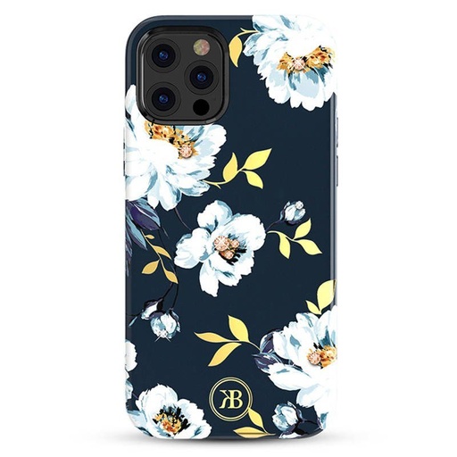 Apple iPhone 12/12 Pro Kingxbar blossom Swarovski s kamínky zadní kryt (vícebarevný)