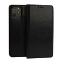 Apple iPhone 12/12 Pro eredeti bőr notesz tok (Fekete)