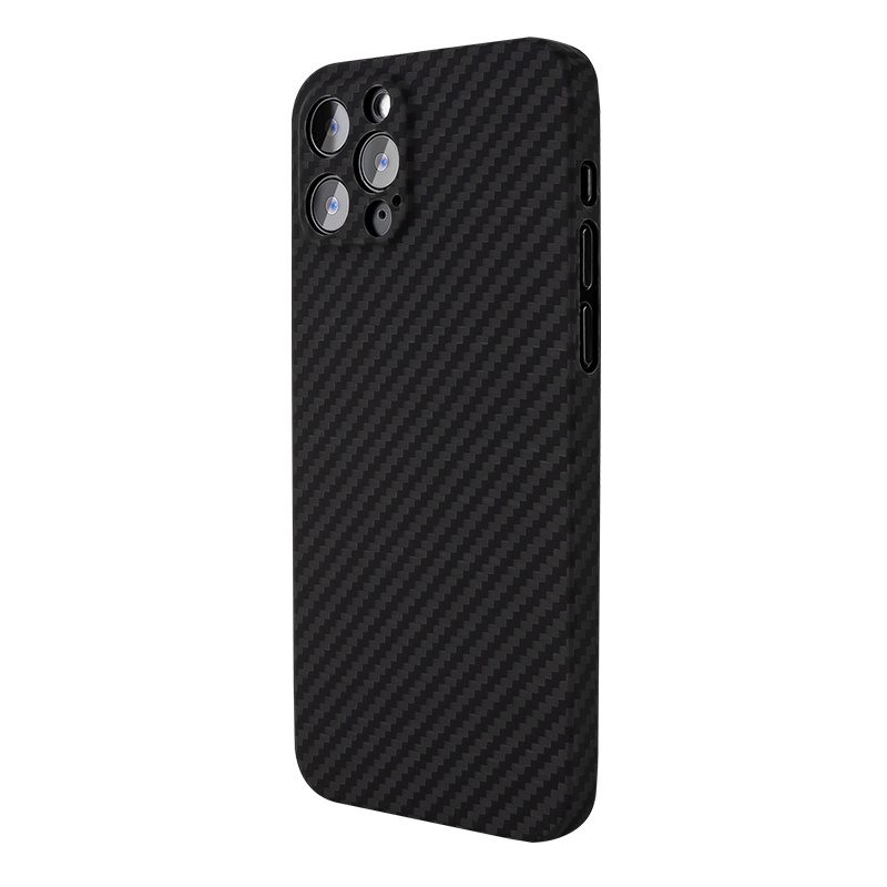 Samsung Galaxy S22 Ultra aramid carbon ütésálló ultravékony hátlap tok (Fekete)