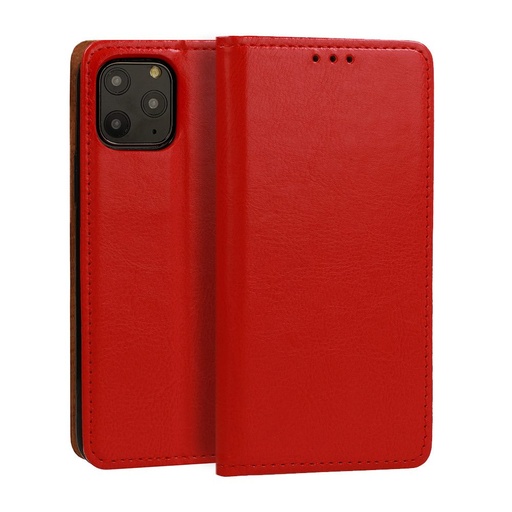 Samsung Galaxy S22 originální kůže knížkové pouzdro (Červená)