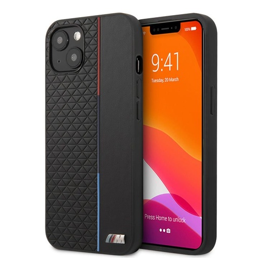 Apple iPhone 13 Pro Max BMW M Collection Triangles pouzdro (Černá) - BMHCP13XTRTBK