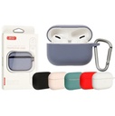 XO F70 szilikon fülhallgató tok AirPods Pro-hoz akasztóval (Kék)