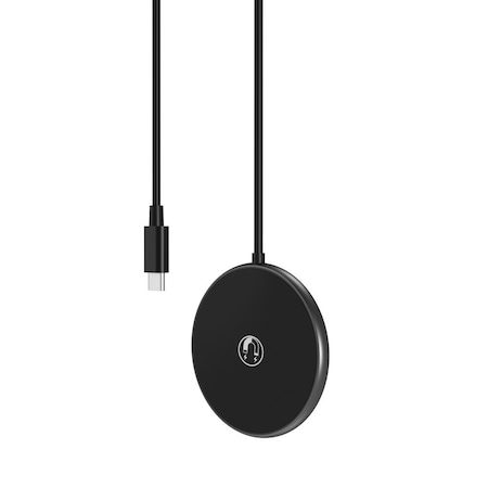 XO CX008 Magsafe kompatibilní bezdrátový nabíječka (max 15W), černá