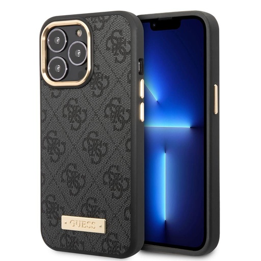 Apple iPhone 13 Pro Max Guess PU 4G MagSafe pouzdro (Černá) - GUHMP13XU4GPRK