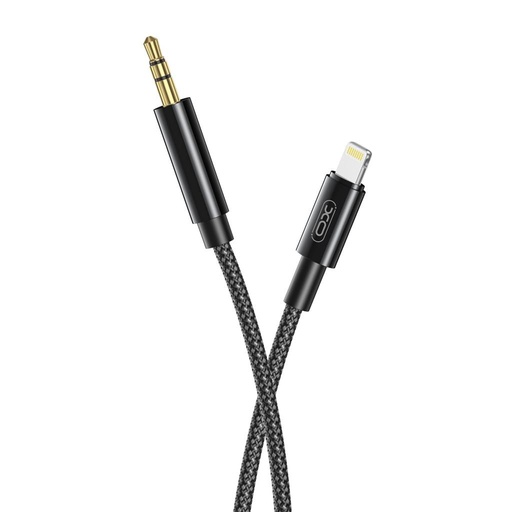 XO NB-R211A Lightning–3.5 mm audio kabel (Černá)