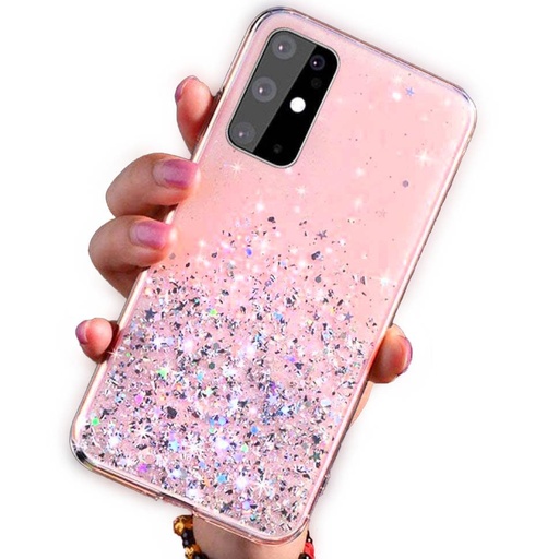 Apple iPhone 13 Mini glue glitter zadní kryt (Růžová)
