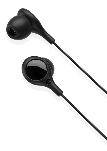 XO EP46 drátový sluchátka, s mikrofonem, 3,5mm Jack s konektorem, černá