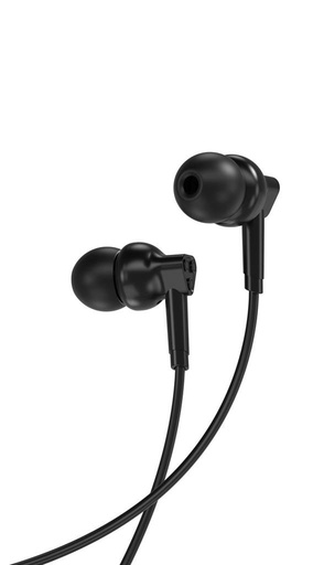 XO EP33 drátový sluchátka, s mikrofonem, 3,5mm Jack s konektorem, černá
