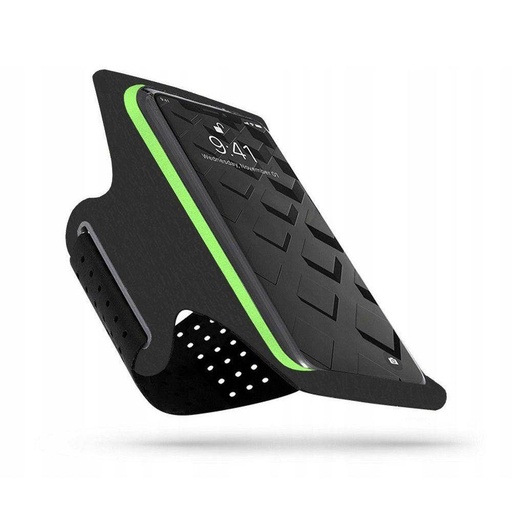 TECH PROTECT G10 armband pouzdro karra upevnitelný pouzdro na telefon pro sport (fekete-lime)