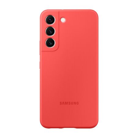 Samsung Galaxy S22 Silicone Cover pouzdro (Červená)