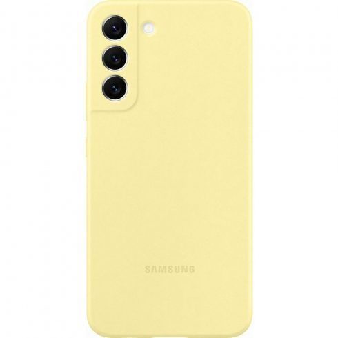 Samsung Galaxy S22 Silicone Cover pouzdro (Žlutá)
