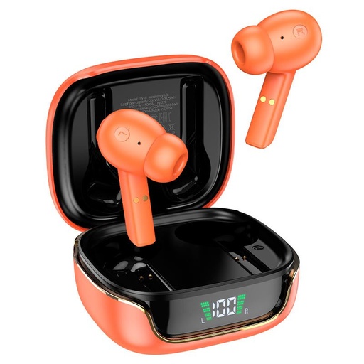 Hoco EW18 bezdrátový headset, oranžová