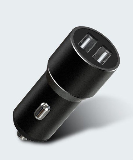 XO CC30 autní nabíječka (2xUSB port), černá