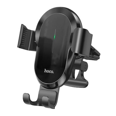 Hoco CA105 bezdrátový autní rychlonabíječka (na ventilační mřížku), černá