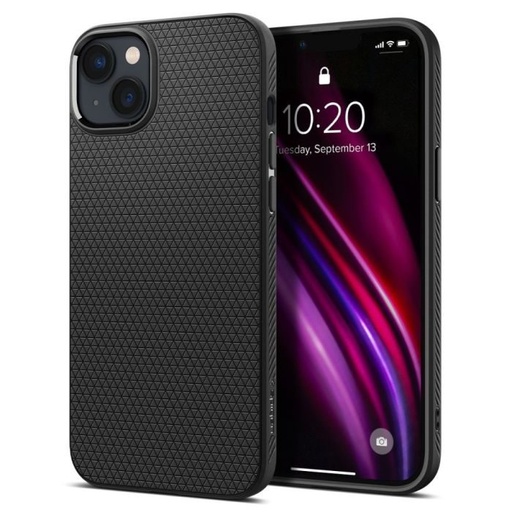 Apple iPhone 14 Spigen liquid air prémiový zadní kryt (Matný Černá)