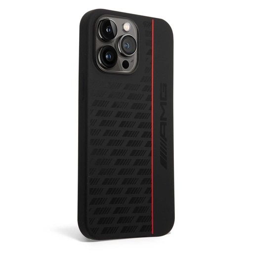 Apple iPhone 14 Pro Max AMG silikonový zadní kryt (Černá)