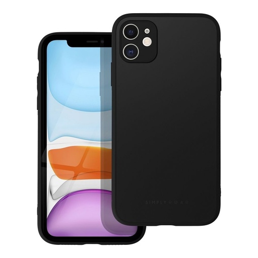 Apple iPhone 11 Roar matný sklo zadní kryt (Černá)