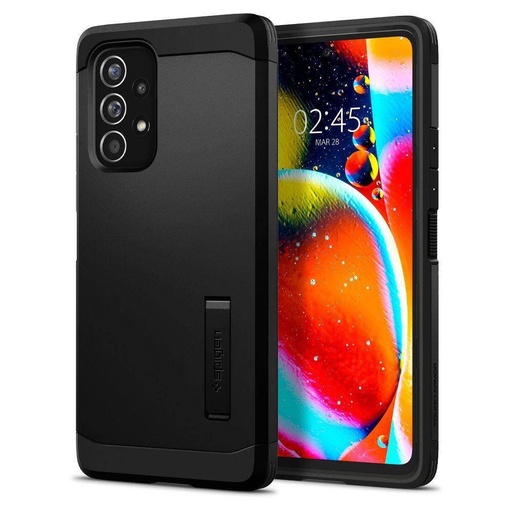 Samsung Galaxy A53 5G Spigen tough armor odolný proti nárazu zadní kryt (Černá)