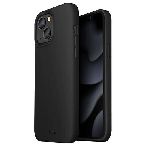 Apple iPhone 13 UNIQ Lino Hue zadní kryt (Černá)