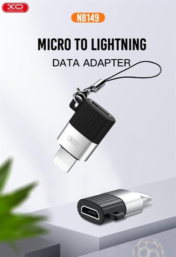 XO NB149-B micro USB–Lightning adaptér adapter (Černá)