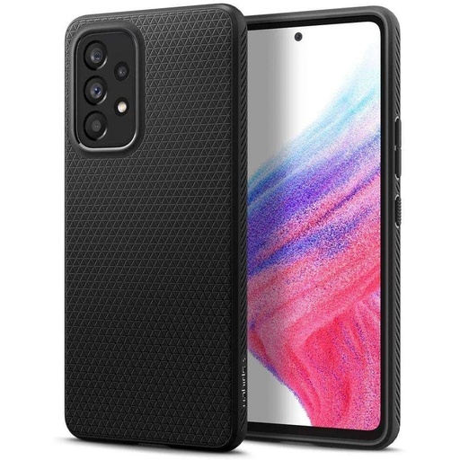 Samsung Galaxy A53 5G Spigen liquid air prémiový zadní kryt (Černá)