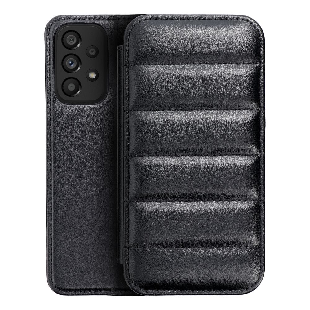 Samsung Galaxy A13 4G Puffer book notesz tok, fekete