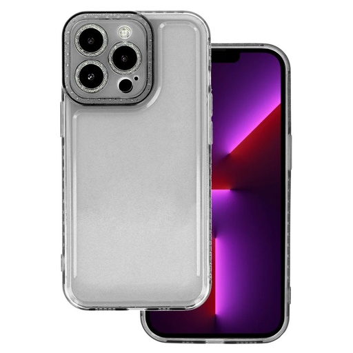 Apple iPhone 14 Pro Crystal diamond zadní kryt (Černá)