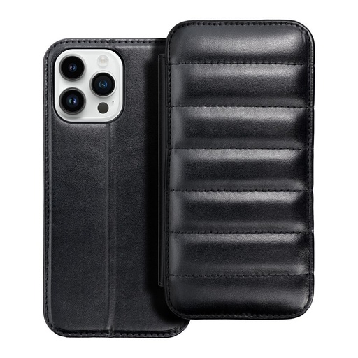 Apple iPhone 14 Pro Puffer book knížkové pouzdro (Černá)