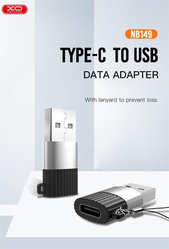 XO NB149-E USB-C–USB 2.0 adaptér adapter (Černá)