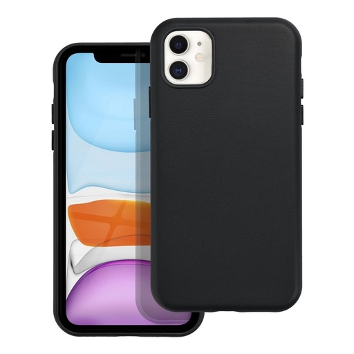 Apple iPhone 11 Leather Mag magsafe zadní kryt (Černá)