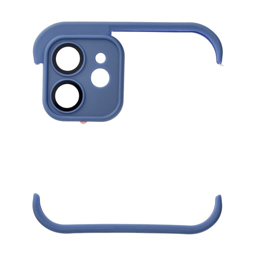 Apple iPhone 12 Mini Bumpers pouzdro s ochranou kamery (Modrá)