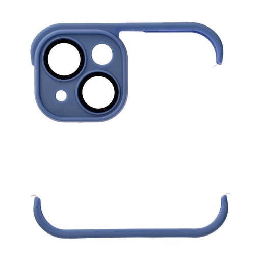 Apple iPhone 14 Mini Bumpers pouzdro s ochranou kamery (Modrá)