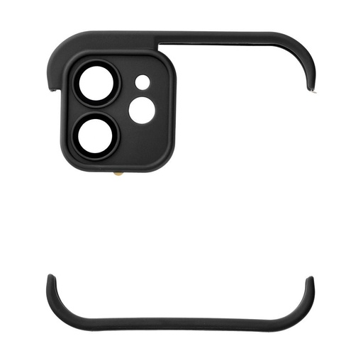 Apple iPhone 12 Mini Bumpers pouzdro s ochranou kamery (Černá)