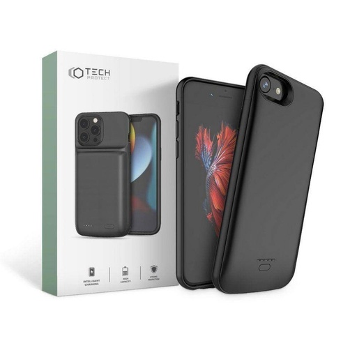 Apple iPhone 7/8/SE 2020/SE 2022 Tech protect powercase power bank zadní kryt (Černá)
