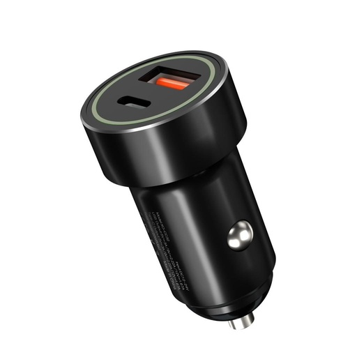 XO CC32 Autní nabíječka, 20W, QC3.0, PD3.0 výstup černá