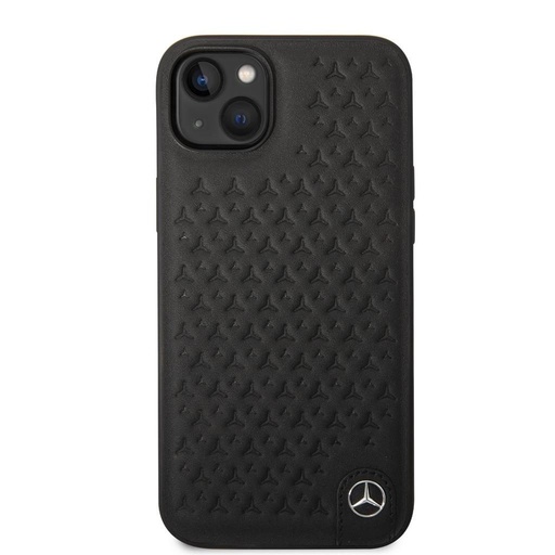 Apple iPhone 14 Plus Mercedes kůže zadní kryt (Černá) MEHCP14M8REMPK
