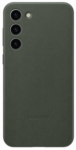 Samsung Galaxy S23+ Leather pouzdro (Zelená)