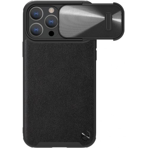Apple iPhone 13 Pro Max Nillkin CamShield Leather S zadní kryt (Černá)