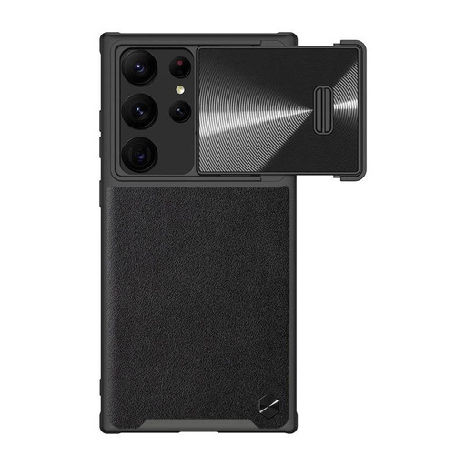 Samsung Galaxy S23 Ultra Nillkin CamShield Leather S zadní kryt (Černá)