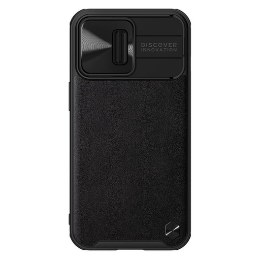Apple iPhone 13 Pro Nillkin CamShield Leather zadní kryt (Černá)