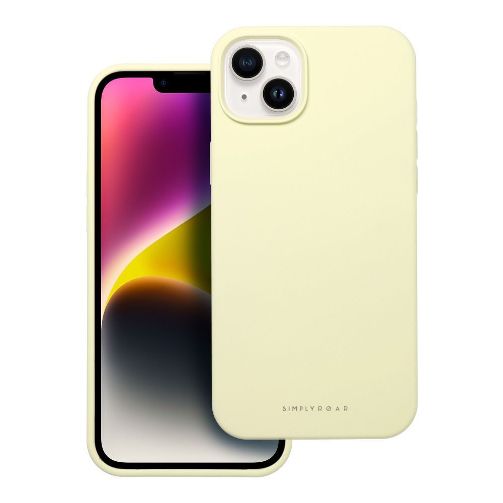 Apple iPhone 14 Roar Cloud Skin hátlap tok (világos sárga)
