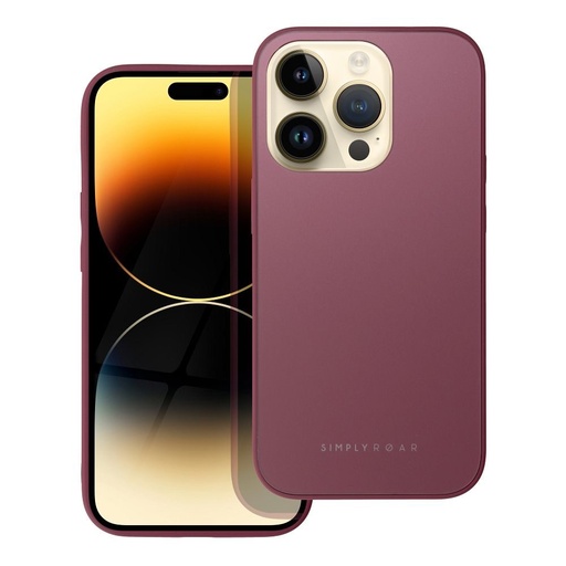 Apple iPhone 14 Pro Roar matný sklo zadní kryt (Vínová)