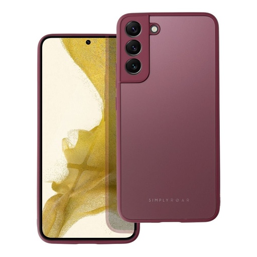 Samsung Galaxy S22 Plus Roar matný sklo zadní kryt (Vínová)
