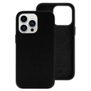 Apple iPhone 14 Pro magsafe leather hátlap tok (Fekete)